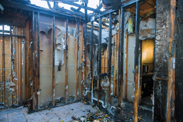 Professional Soot Removal technician working in Bordentown, NJ